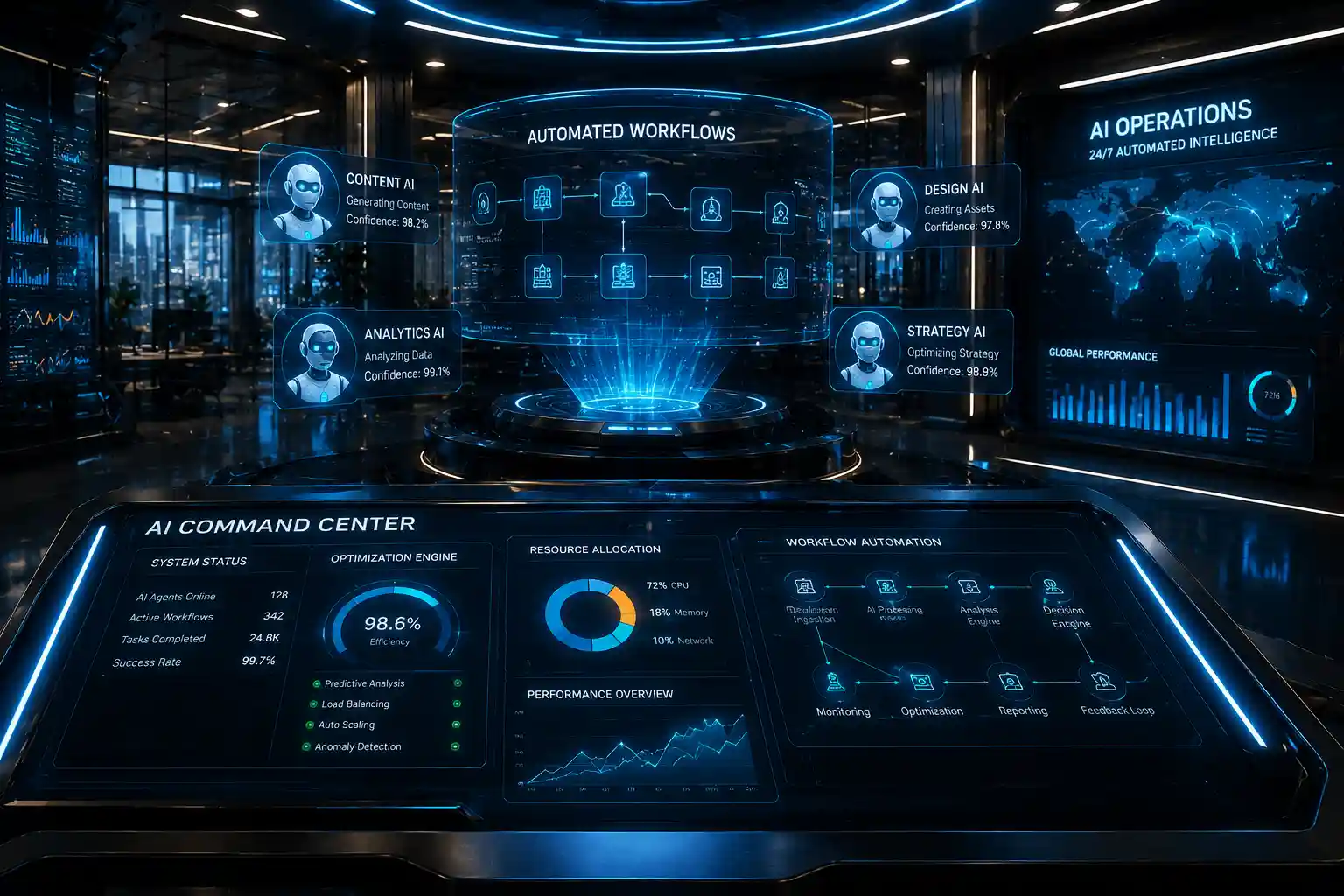AZeeHub AI automation services Dubai helping UAE businesses automate leads, workflows, and customer communication to save time and grow faster