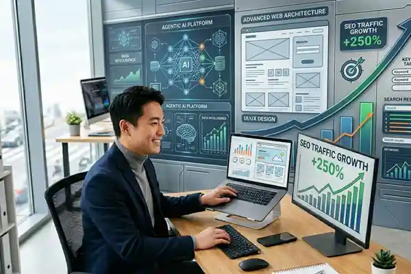 UAE digital marketing services - website development, AI automation, SEO, and social media for Dubai businesses
